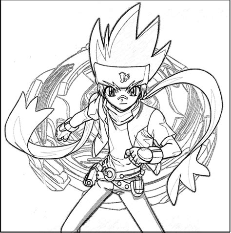Beyblade Printable Coloring Pages